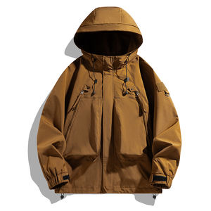 Chaqueta de tormenta para deportes al aire libre Primavera y otoño nueva chaqueta con capucha informal impermeable a prueba de viento ropa de Montañismo con capucha suelta - Product Image 3