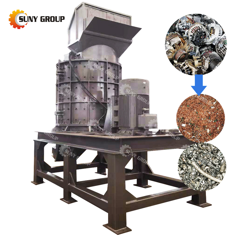 High Quality Scrap Metal Parts Shredder
