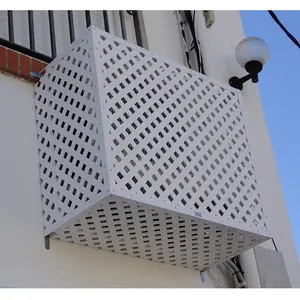穿孔板铝穿孔金属空调室外机保护罩