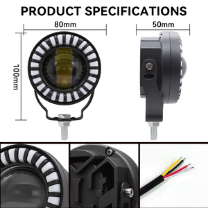 LELANPU Phares de travail LED laser à 1 lentille pour <span class=keywords><strong>moto</strong></span> Harley R15 V4, accessoires <span class=keywords><strong>moto</strong></span> Motoled, projecteur laser LED pour <span class=keywords><strong>moto</strong></span> - Product Image 2