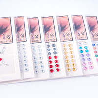 Autocollants 5D auto-adhésifs en strass pour le visage, bijoux en résine, décalcomanies artistiques pour le corps, accessoires brillants et étincelants pour festivals et fêtes