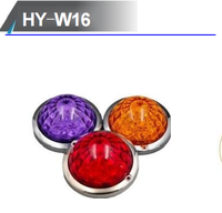 Nouvelles feux de position latéraux LED en forme de pastèque, 12V, SMD LED, feux de dégagement pour camions, voitures/remorques, rouge, ambre, blanc, violet