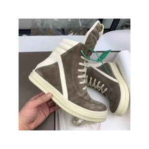 Zapatos Deportivos de Lona con Cordones para Hombre, Diseño OwenS, Plataforma Plana de Cuero Genuino, Transpirables, Antideslizantes, Modernos para la Calle - Product Image 1