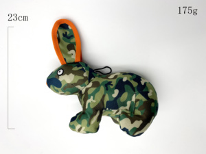Yüksek kaliteli tavuk kamuflaj balistik Pet çiğnemek oyuncak Oxford bez ped kenarları ile interaktif ısırma eğitim köpek oyuncak - Product Image 3