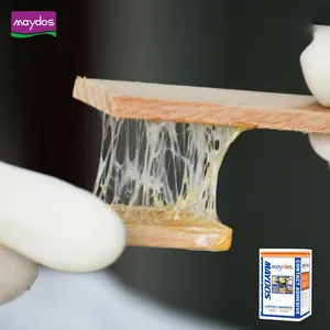 Maydos apply Super Bonding glue adhesive for laminates leather adhesive