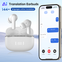 Écouteurs sans fil True Wireless 4 micros ANC ENC à réduction de bruit, traducteurs vocaux Bluetooth ANC TWS