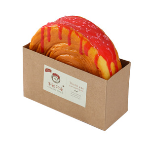 Modèle de pain en PU à rebond lent, simulation de croissant, anneau de confiture, accessoires alimentaires pour la décoration de boulangerie - Product Image 2