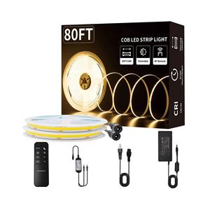 Kit de Tira LED de 1m de Nuevo Diseño con Control Remoto RF, Atenuación Monocromática, 3000K y 6500K, Modo de Control por Voz - Product Image 1