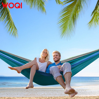 Hamac en nylon léger et portable WOQI pour le camping, la randonnée, la survie et les voyages - Auvent, gazebo, pergola