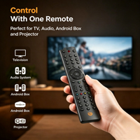 Control Remoto para TV de 45 Teclas con Función de Aprendizaje IR, Control Remoto Personalizado Uno a Uno