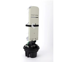 Waterproof Sturdy 12 288 Core Dome Vertical FOSC-DH-96J Fiber Optic Splice Closure PC Material 5-Year Warranty Outdoor Aerial