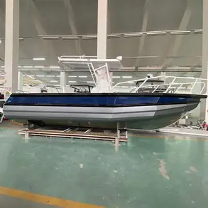 Aluminium Boot Offshore 7.5M Eenvoudig Ambacht Center Console Aluminium Vissersboot Te Koop Met Ce/Speed Boot/jacht