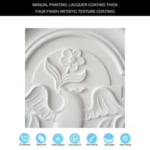 Pl39 màu trắng mờ treo gạch Trần PVC kiểu dáng đẹp và đương đại nghệ thuật Thiết kế không thấm nước - Product Image 5