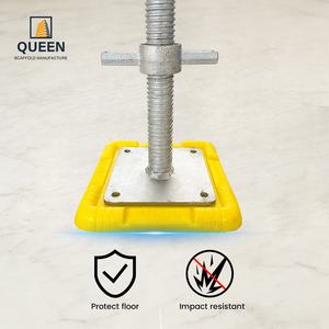 Plaque de base pour échafaudage LINYI QUEEN 216x216mm en PP, capacité de charge de 4,5 tonnes, testée SGS, compatible avec tous les types de plaques de base pour échafaudage - Product Image 2