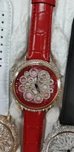Strike-Reloj de pulsera lucky y lujo <span class=keywords><strong>para</strong></span> mujer, chapado en oro rosa, correa de cuero de buena calidad, precio especial - Product Image 6