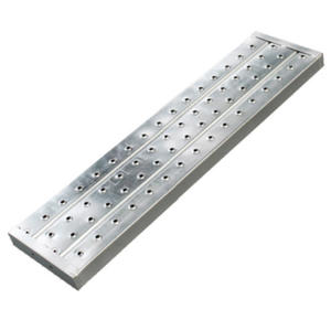 Plateforme de chantier galvanisée, passerelle en acier, planches de chantier avec crochet de style <span class=keywords><strong>Layher</strong></span> pour <span class=keywords><strong>échafaudage</strong></span> à anneaux - Product Image 2