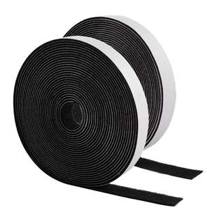 Güçlü yapıştırıcı destekli Velcroes araba ayak Mat naylon kumaş yapıştırıcı toka ücretsiz kesmek için cırt cırt bant ruloları - Product Image 2