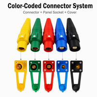 Connecteur électrique Camlok 400A à verrouillage par torsion, fiche monoconducteur pour alimentation haute intensité d'événements de grande envergure