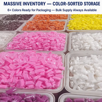 Vente en gros de mini-paquets individuels de 6g et 10g d'argile à modeler à séchage à l'air, petits sachets pour enfants, bricolage, recharge, non toxique, super doux, jouet