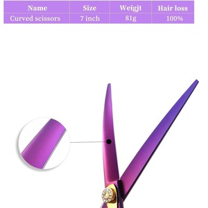 Ciseaux de barbier professionnels en acier haute teneur en carbone de 5,5 pouces, ciseaux de coupe de cheveux personnalisés, outil de salon haut de gamme - Product Image 4