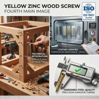 Cross Countersunk Hardened Drywall Fiberboard Screws Color Zinc Plated Self-Tapping Wall Wood Fasteners