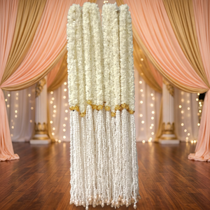 Luxury Jasmine <b>Wall</b> Hanging Ceiling Decor Wedding Event Party Festival Stage Backdrop <b>Flower</b> Decoration Export Quality - Product Image 1