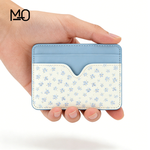 Cartera de Bolsillo <span class=keywords><strong>para</strong></span> Mujer 2026, Diseño Personalizado, Cuero Genuino, RFID, Tarjetero, Porta Tarjetas Bancarias, Porta Tarjetas de Crédito, OEM, ODM - Product Image 1