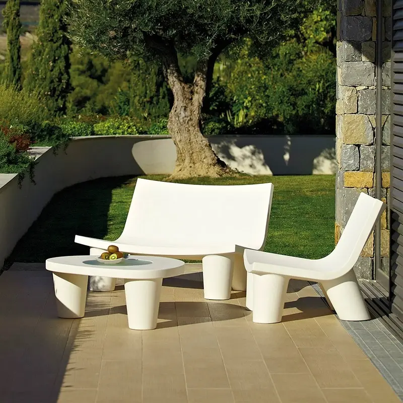 Frp Designmeubilair Tuin Zwembad Kant Chaise Lounge Bank Stoel Salontafels Terrastafel En Stoel Set