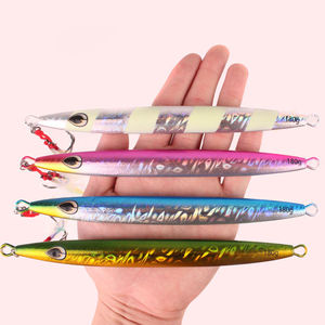 Kit de leurres de pêche Hessen 120g-400g, leurres lumineux en plomb coulant pour la pêche au jigging lent en eau salée et pour le brochet - Product Image 3