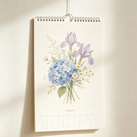 Impresión de Calendarios de Pared Personalizados al por Mayor, Calendario Mensual de Pared con Espiral