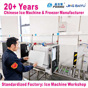 Machine à glaçons semi-carrés commerciale BY-350W(B) refroidie par eau, prix usine, OEM ODM personnalisable pour l'industrie de la restauration - Product Image 5