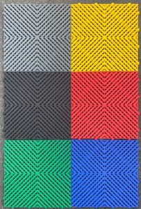 2025 phong cách mới giá rẻ lồng vào nhau nhựa chống trượt sàn nhà để Xe gạch 400x400mm - Product Image 6