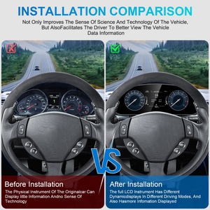 Navihua 12.3" LCD <b>Digital</b> Cluster <b>for</b> Maserati GT 2007-2015 Dashboard Upgrade Auto <b>Speedometer</b> Instrument Cluster - Product Image 4