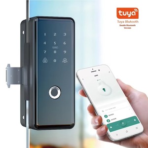 TUYA Smart Home Office Lock Digital Password OLED Android/<b>WiFi</b>-Mobile <b>Phone</b> Managed Glass Electric Door for Home - Product Image 5