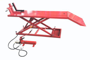 ओसेट गैरेज उपकरण 1000lbs वायु हाइड्रोलिक मोटरसाइकिल जैक टेबल प्लेटफॉर्म न्यूमेटिक मोटरसाइकिल लिफ्ट - Product Image 5