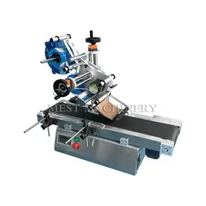 Scratch Card Flat Surface Bottle Pouch Automatic Labeling Sticking Machine For Cosmetics