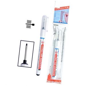 Rotulador de carpintería multifunción permanente, resistente al agua, de punta larga para agujeros profundos, con tinta inodora y escritura suave - Product Image 1