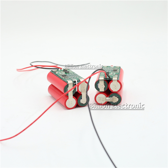 4S1P GA 14.8V 3500mAh Custom 18650 Lithium Ion Battery Pack for Inflatable Costume Drilling Machines