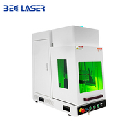 Machine de gravure laser à fibre entièrement fermée 30W 50W pour bijoux, or, argent, bagues, colliers, machine de marquage laser de précision