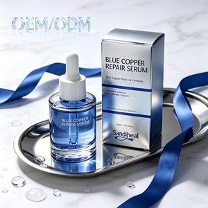 Sérum Visage Anti-rides au Cuivre Bleu et Peptides, Formule Personnalisée, Marque Privée, Boost de Collagène, Hydratation et Réparation Cutanée - Product Image 1