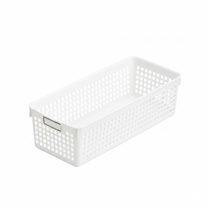 Cesto portaoggetti Inomata nome lungo in colore bianco - Product Image 1