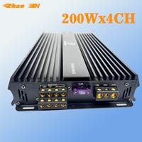 Amplificateurs de puissance 200W*4 12V haute puissance à 4 canaux pour voiture avec égaliseurs de classe AB - Stock usine