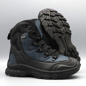 Botas de Senderismo Impermeables para Hombre, Color Caqui y Negro, Antideslizantes, Resistentes al Desgaste, con Cordones, para Trekking al Aire Libre - Product Image 2