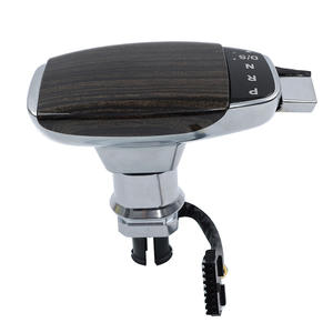 Pommeau de levier de vitesses Volkswagen en alliage d'aluminium avec grain de bois et LED, ergonomique, pour transmission manuelle, accessoire automobile - Product Image 1