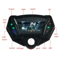 Keuntungan harga pabrik tachometer digital sepeda motor untuk Lifan CG 125 150 200 CG125 CG150 CG200