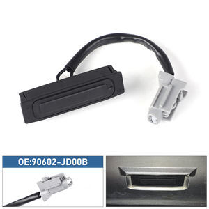 Interruptor de la tapa del maletero 90602JD00B para Nissan Qashqai 2006-2014, pieza de repuesto, color negro - Product Image 4
