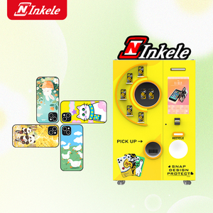 Inkele tùy chỉnh in ấn 3D thăng hoa điện thoại trường hợp bìa in ấn tự động tự dịch vụ điện thoại trường hợp in ấn Máy bán hàng tự động - Product Image 2