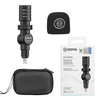 BOYA BY-M100 micro usb sans fil, Kit de Microphone, enregistrement Audio vidéo, Mini micro pour iPhone Android, Streaming en direct, caméra Vlog