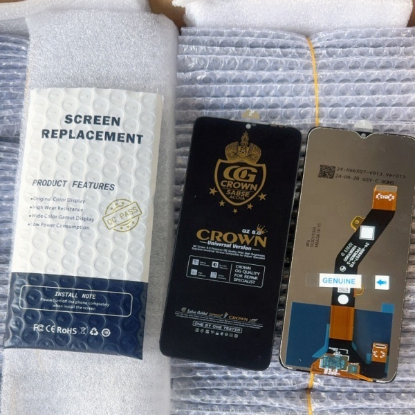 Wholesale Pantalla for Tecno Spark 40 40 Pro+ 30C 30 Pro 20C 20 Pro Go 2024 Mobile Phone LCDs Spare Parts Cellular Replacement