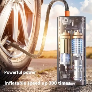 ปั๊มลม<span class=keywords><strong>รถยนต์</strong></span>ไร้สาย RideWise พร้อมระบบปิดอัตโนมัติ เครื่องสูบลมไฟฟ้าแบบพกพา 150 PSI สำหรับมอเตอร์ไซค์ สกู๊ตเตอร์ และจักรยาน - Product Image 2